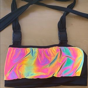 Women’s Reflective Buckle Top